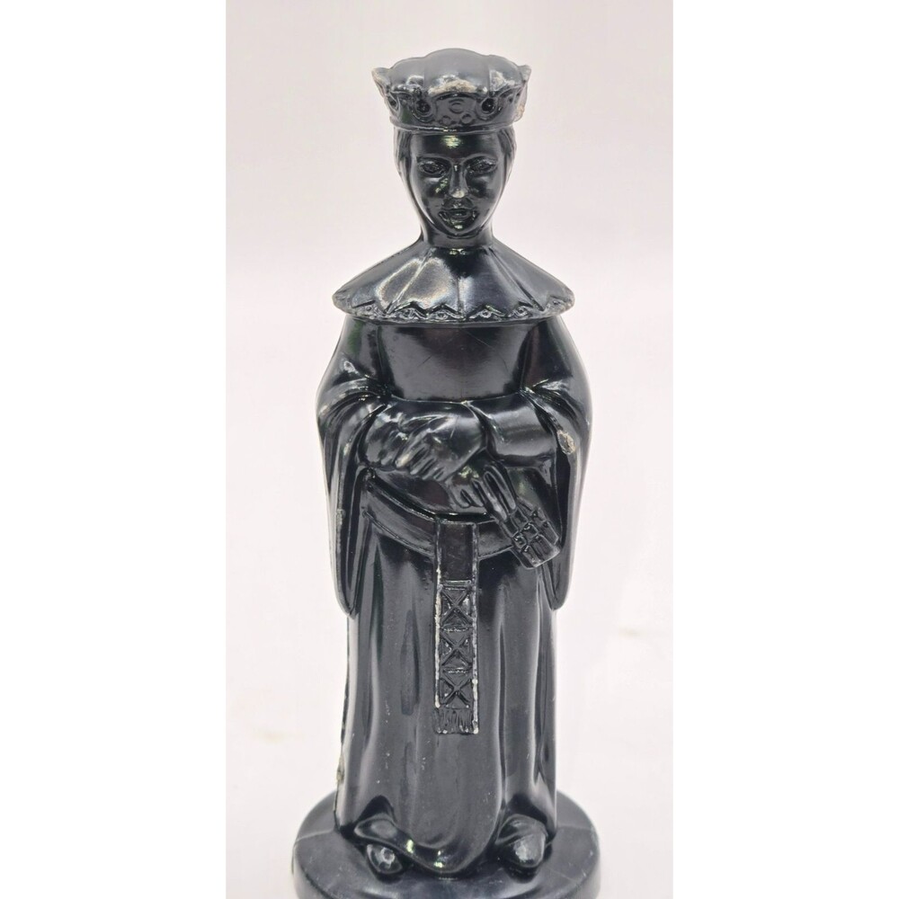 Vintage Black Plastic, Roxy,Chess Piece Replacement – Medieval Queen